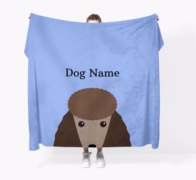 'Peeking Icon' - Personalised {breedFullName} Blanket